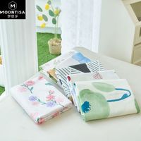 梦缇莎 Montisa 梦缇莎 全棉床单 100%纯棉 双人床单 学生宿舍床上用品 小清新