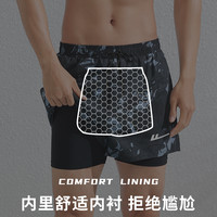回力泳裤男士速干防尴尬2025泳帽泳镜三件套专业游泳装备全套