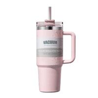 ROYALLOCKE 冰霸杯 吸管随行便携 浅粉1200ML