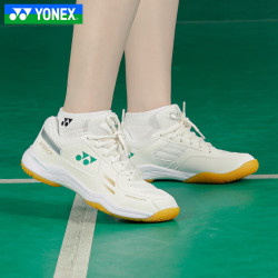 YONEX 羽毛球鞋 减震专业专用鞋子透气220CR 米白色 SHB220CR 39 （建议选大一码）