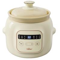 小熊(Bear)电炖锅 BB煲粥饭锅婴儿炖盅 宝宝炖汤全自动陶瓷1L DDG-D10W6