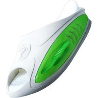 准者拖鞋鲨鱼2拖男女运动拖鞋厚底软弹耐磨室内外篮球凉拖鞋 准者白/茉莉绿 40