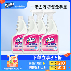 EVER GREEN 绿伞 衬衫洁净免搓洗衣领净 500g*4瓶