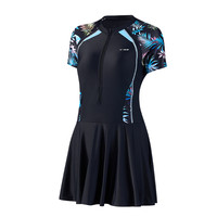 361度泳衣女大码微胖MM遮肉显瘦2025成人泡温泉连体泳装