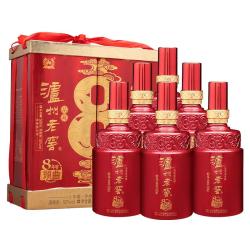 泸州老窖 八年窖头曲品藏 52%vol 浓香型白酒 500ml*6瓶