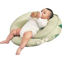 棉花会哺乳枕头喂奶多功能斜坡枕婴儿防吐奶溢奶枕躺喂抱娃U型枕 眉沁竹绿【升级·亲喂+躺喂】