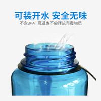 nalgene大容量水杯耐高温塑料杯子便携运动户外健身水壶夏季茶杯