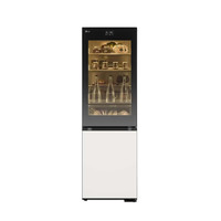 LG M344GBB38B 全景透视窗 玉石白 349L 冰箱