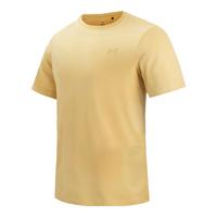 安德玛宽松短袖t恤男半袖户外运动圆领休闲外穿男运动上衣 尘土黄 M