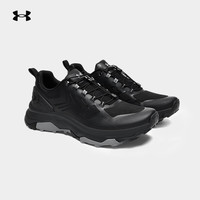 安德玛户外防滑减震越野跑鞋男通勤徒步登山透气耐磨跑步运动鞋 漫暮黑 40