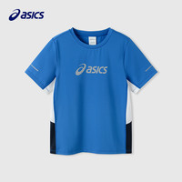 ASICS 亚瑟士 童装25年夏季男女童运动吸湿透气T恤飓风秒干衣