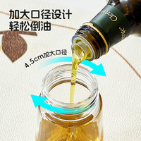 拣家雾化喷油壶家用厨房防漏食品油空气炸锅喷油瓶玻璃喷油壶 绿色+黄色