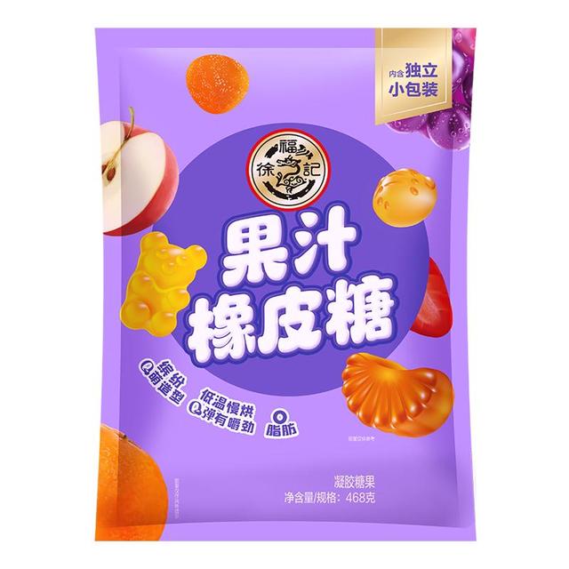今日必买：徐福记 果汁橡皮糖 混合口味 468g