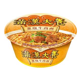 Uni-President统一 满汉大餐 葱烧牛肉面 碗装 188g/碗 整块牛肉 台湾经典