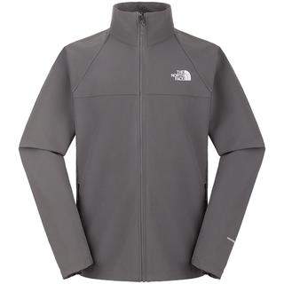  THE NORTH FACE/北面 防风防泼水 男士软壳外套  灰色/OUZ S