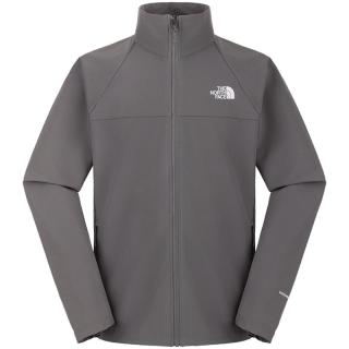  THE NORTH FACE/北面 防风防泼水 男士软壳外套  灰色/OUZ S