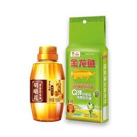 金龙鱼 胡姬花米油精选套餐约658g   胡姬花花生油158ml +金龙鱼东北大米500g
