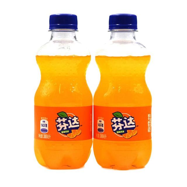 芬达 可口可乐（Coca-Cola）芬达 Fanta 高考季 橙味汽水碳酸饮料300ml*12瓶 高分必达