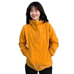 骆驼 女装王者凯甲单层冲锋衣男女防风防水轻量户外登山服外套2025 幻影黑 L