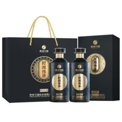 习酒 时间传承 53度 酱香型白酒 500ml*2瓶