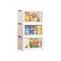 Jeko&Jeko 捷扣 SWH-2801 收纳箱 120L*3个 白色