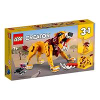 LEGO 乐高 Creator3合1创意百变系列 31112 狂野狮子