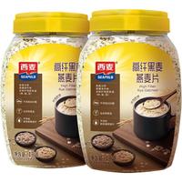 SEAMILD 西麦 高纤黑麦燕麦片 原味 1kg*2桶