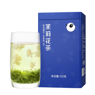 林湖 飘雪茉莉花茶2025新茶特级浓香型花茶四川特产茶叶共125g