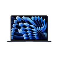 Apple 苹果 MacBook Air 2024款 13.6英寸 轻薄本 午夜色(M3 8+8核、核芯显卡、8GB、256GB SSD、2560*1664、LED、60Hz、MRXV3CH/A)