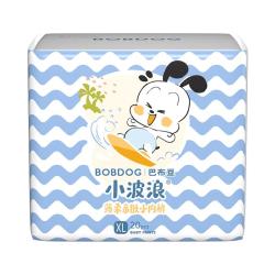 巴布豆 超柔 婴儿拉拉裤  小波浪拉拉裤三包XL码60片 通用 XL