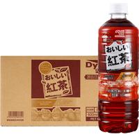 达亦多(DyDo)红茶 茶叶饮料 无糖0脂0卡 斯里兰卡锡兰红茶 整箱 600ml*15瓶