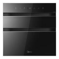 美的（Midea）消毒柜嵌入式家用 厨房餐具碗柜碗筷 紫外线+光波 热风烘干 婴儿奶瓶130L三层大容量灭菌舱130B03