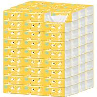 聪妈纸巾抽纸家用实惠装整箱大号餐巾纸婴幼儿面巾纸擦手纸加厚大包 3包*280张