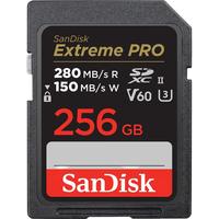 SanDisk 闪迪 Extreme PRO SD存储卡 256GB（UHS-II、V60、U3）