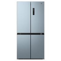 Midea 美的 慧鲜系列 BCD-476WSPZM(E) 风冷十字对开门冰箱 476L 蓝色