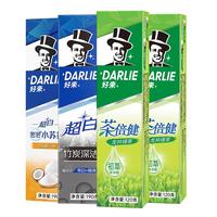 DARLIE 好来 黑人牙膏补贴送正装茶倍健超白小苏打620g 赠（190g牙膏+牙刷三支）共810g