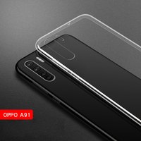IKOKO 适用于OPPOA91手机壳OPPO F15/RENO3 4g保护套气囊防摔超薄全包硅胶软套透明男女款加厚外壳新款个性简约创意