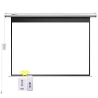 KUAIDUOXIAOWU 快朵小屋 100英寸16:9电动遥控白塑幕布