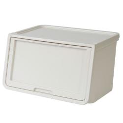 爱丽思 翻盖式收纳箱 37L 白色