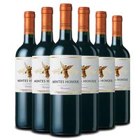 MONTES 蒙特斯 天使荣耀 空加瓜谷阿帕塔洒庄干型红葡萄酒 6瓶*750ml套装