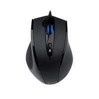 A4TECH 双飞燕 N-810FX 有线鼠标 1600DPI 绅士哑黑