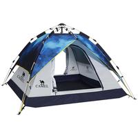 CAMEL 骆驼 帐篷 A1S3NA108-1 黄色/俏皮小猫 220*200*135cm 3-4人