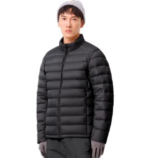 伯希和 户外轻薄羽绒服男女冬800蓬鹅绒保暖外套冲锋衣内胆11340821黑XL 男曜石黑|95%绒子含量
