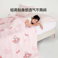 水星儿童夏被全棉针织空调被子母婴A类抑菌美乐蒂幼儿园
