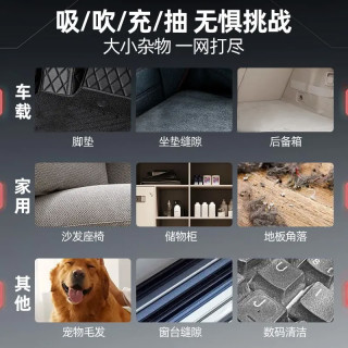 68万转高速涡轮无刷电机手持暴力涡轮小风扇 diy超强涵道涡轮风机 68万转黑金刚【风压350G/电芯10000mah】标配