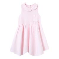 YeeHoO英氏童装连衣裙女宝可爱透气夏公主裙外出休闲裙子中大童2024 淡粉色【背心裙】 105cm