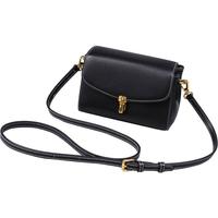 薇妮 VINEY 女士牛皮单肩包 黑色 小号