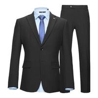 HLA海澜之家西服套装男春秋轻商务经典系列花纹套西男 175/92A(48A)