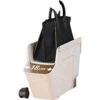 TENMA 天马 双层包包收纳盒 33*12*30cm 米色