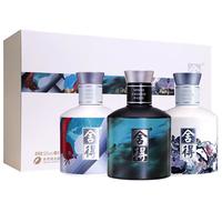 舍得 艺术舍得 银标 52%vol 浓香型白酒 100ml*3瓶 整箱装